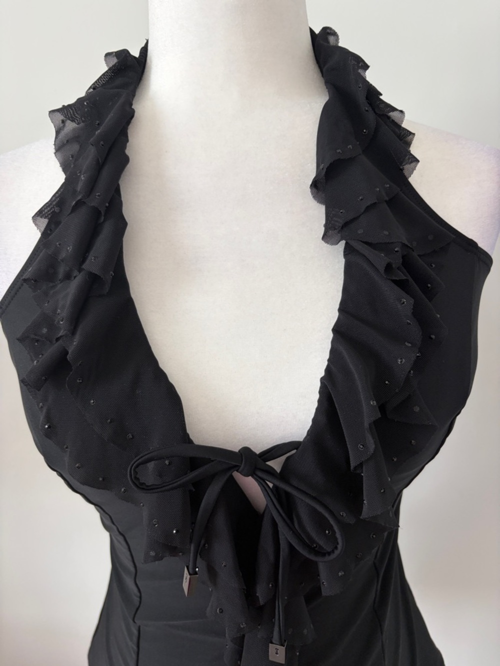 “Be Creative” Ruffled Tankini - Picture 2 of 7